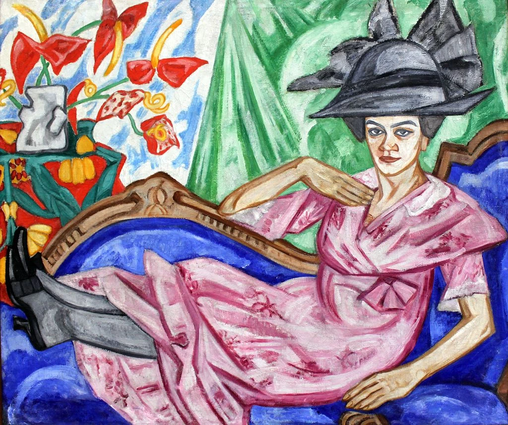Ritratto della sorella Anna, 1912 - Yekaterinburg Museum of Fine Arts